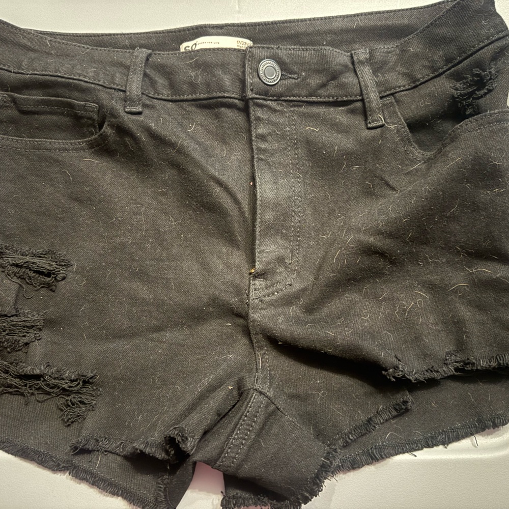 Juniors' SO High-Rise Shortie Shorts